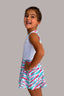 Vestido Niña Dinámica Print Rosa - Volea