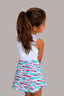 Vestido Niña Dinámica Print Rosa - Volea