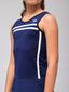 Vestido Niña Extrema Azul Turquí Linea Blanca - Volea
