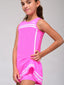 Extreme Pink Girl Dress White Line - Volea
