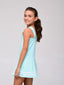 Vestido Niña Extrema Azul Turquí Linea Blanca - Volea