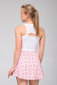 Vestido Dinámica Print Blanco Laberinto Rojo - Volea