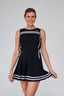 Vestido Extrema Negro Línea Blanca - Volea