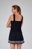 Vestido Extrema Negro Línea Blanca - Volea
