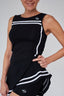 Vestido Extrema Negro Línea Blanca - Volea