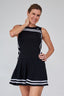 Vestido Extrema Negro Línea Blanca - Volea