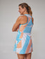 Pacifica Orange Blue Dress - Volley