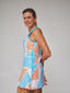 Pacifica Orange Blue Dress - Volley