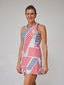 Pacifica Red Gray Dress - Volea