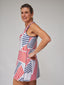 Pacifica Red Gray Dress - Volea