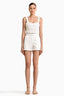 Crop Top Samia White Blouse - 20253 - Encantadore