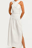 Crop Top Cate Ivory Withe Blouse - 2518 - Encantadore