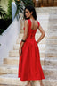 Vestido Largo Emmita Red - 2651 -Encantadore