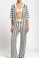 Pantalón Siro Black Stripes Knitted - 2665 - Encantadore