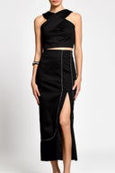 Falda Larga Caterina Black - 2667 - Encantadore