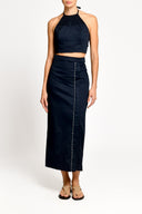 Crop Top Eliana Navy - 2754 - Encantadore