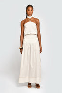 Falda Larga Catali Ivory - 2837 - Encantadore