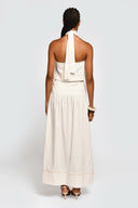 Falda Larga Catali Ivory - 2837 - Encantadore