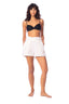Salida De Baño Short Blanco Paper Bag - 8461 - Kibys