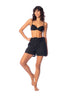 Salida De Baño Short Black Lyla Paper Bag - 8650 - Kibys