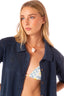 Camisa Tejida Azul Jasmin - 9361 - Kibys