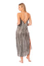 Vestido Largo Aurelia Green Lines - 9429 - Kibys