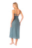 Vestido Largo Odette Mineral Blue - 9438 - Kibys
