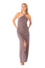 Vestido Largo Amal VuLcano Grey - 9441 - Kibys