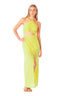 Vestido Largo Alana Yellow Lime - 9442- Kibys