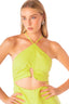 Vestido Largo Alana Yellow Lime - 9442- Kibys