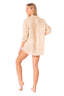 Camisa Manga Larga y Botones Perla Sand - 9460 - Kibys