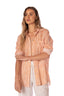 Camisa Botones Rayas Naranja Arabella - 9472- Kibys