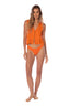 Chaleco Tejido Naranja Isolde - 9473- Kibys