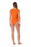 Chaleco Tejido Naranja Isolde - 9473- Kibys