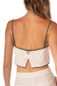 Crop Top Zaria Off White & Sage - 9506 - Kibys
