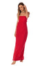 Vestido Largo Ankara Crimson Heat - 9520 - Kibys