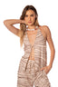 Crop Top Chaleco Jenny Eternal Sands - 9525 - Kibys