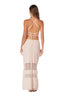 Vestido Largo Tejido Crudo Athena Sand - 9540- Kibys