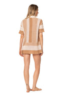 Camisa Aina Knitted Lines - 9616 - Kibys