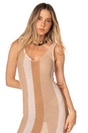 Vestido Largo Noa Knitted Lines - 9618 - Kibys
