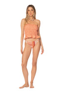 Crop Top Amira Peach - 9619 - Kibys