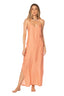 Vestido Largo Elif Peach - 9621 - Kibys