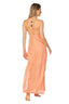 Vestido Largo Elif Peach - 9621 - Kibys