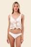 Crop Top Ivory Crochet Krewel - A03343 - Malai