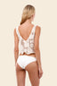 Crop Top Ivory Crochet Krewel - A03343 - Malai