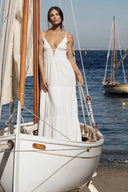 Vestido Largo White Alhena - C118002 - Malai