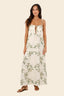 Vestido Largo Ivory Bloom Alhena - C118362 - Malai
