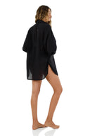 Black Acumal Button Shirt - C18001