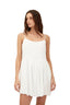 Vestido Corto Eco White Drift - D23002 - Malai