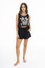Crop Top Art Decco Negro - ARTC09 - Milonga
